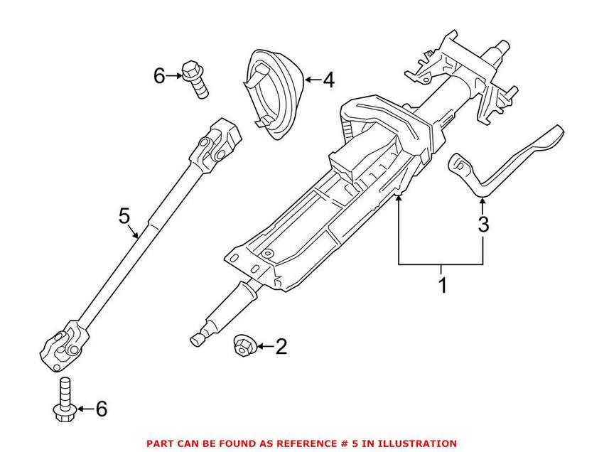 BMW Steering Shaft 32306791295